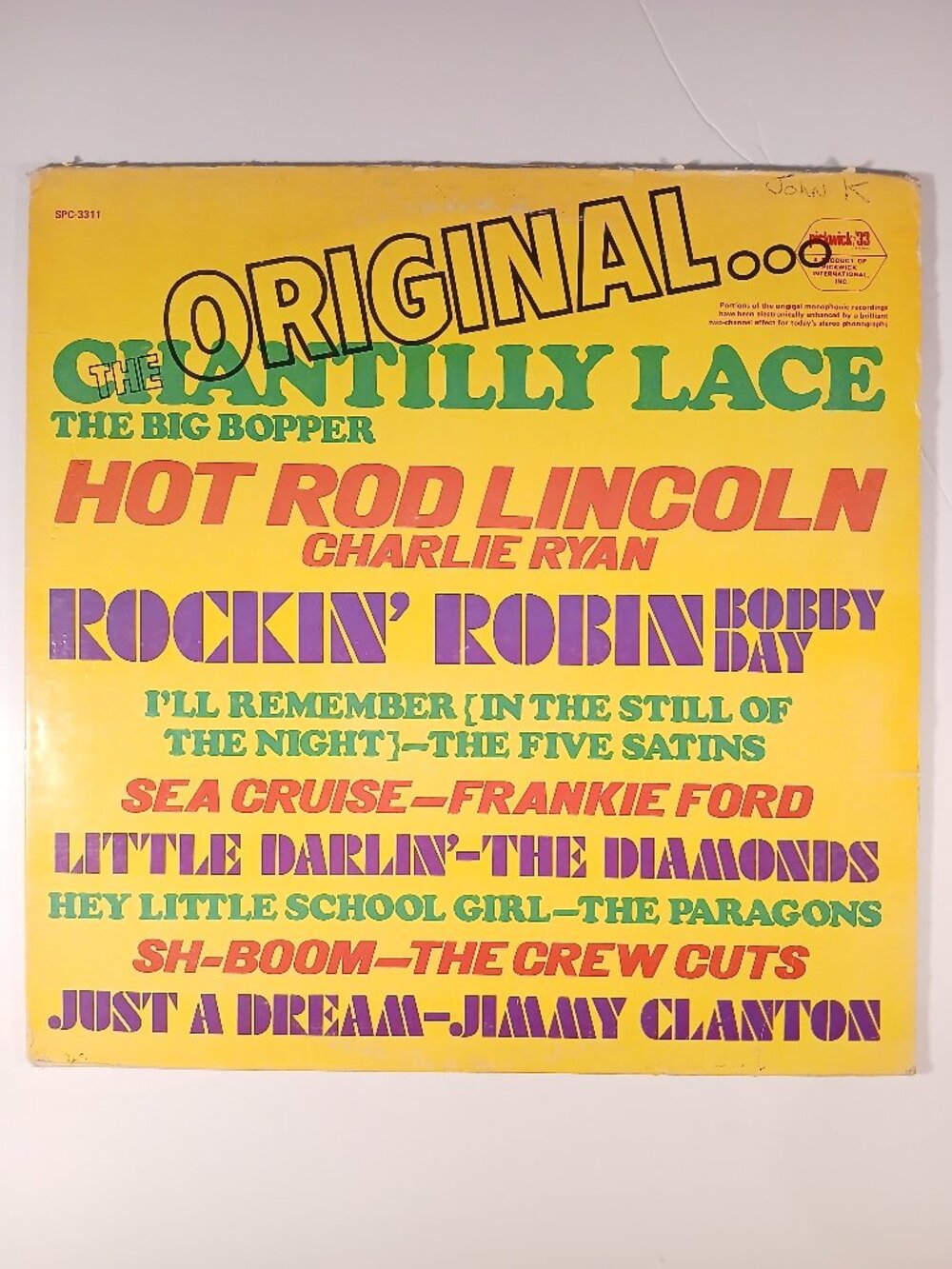 The Original - Vinyl LP Record